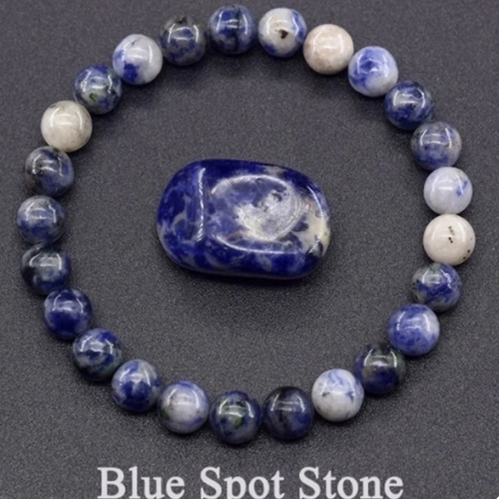 Blue Spot Stone Bracelet